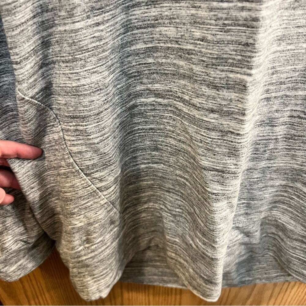 Athleta Heathered Gray Lyocell & Modal Blend Crewneck Sweatshirt Size Small - Picture 5 of 7